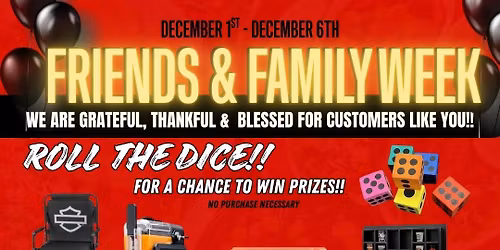 Friends & Family Week!