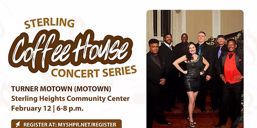 Sterling Coffeehouse presents Turner Motown