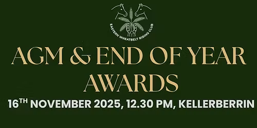 AGM & End of Year Awards