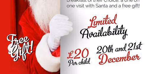 Breakfast with Santa - December 20th and 21st - Booking Required