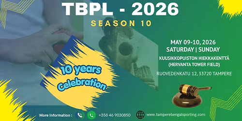 TBPL 2026-Season 10 (10 years Celebration)