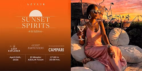 SUNSET SPIRITS 8th Edition by AZULIK: The Lost Explorer x Campari
