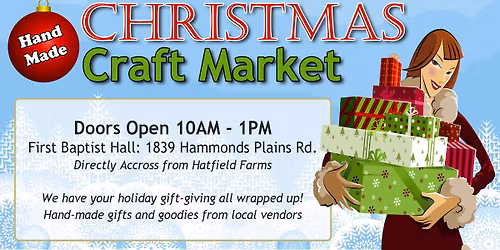 4th Annual Hand Made Christmas Craft Market In Hammonds Plains
