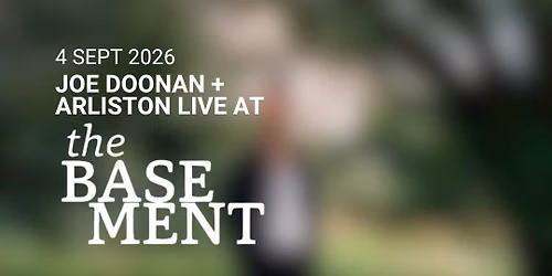 Joe Doonan + Arliston live at The Basement, York