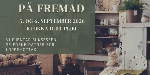 Loppemarked p\u00e5 Fremad