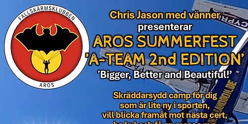 AROS SUMMERFEST \u2019A-TEAM 2nd EDITION\u2019 med Chris Jason och hans v\u00e4nner