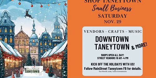 Shop Taneytown-Small Business Saturday