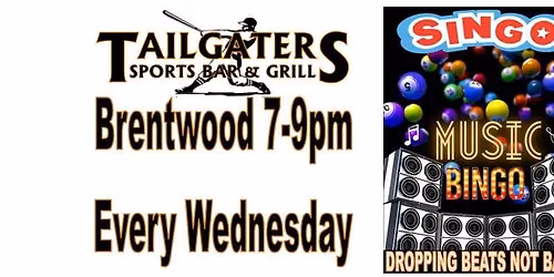 Singo "music bingo" Game Night at Tailgaters Sports Bar & Grill in Brentwood