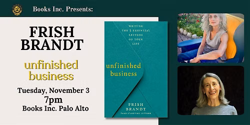 FRISH BRANDT at Books Inc. Palo Alto