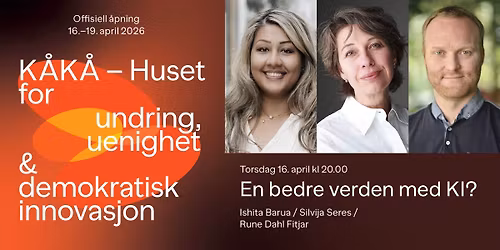 En bedre verden med KI?