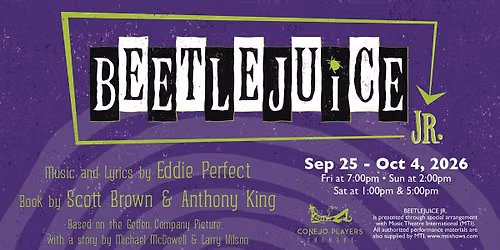 Beetlejuice JR at CPT
