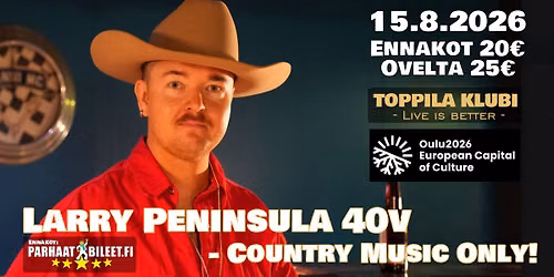 Larry Peninsula 40v - Country Music Only!