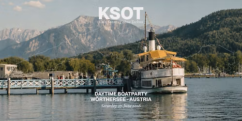 VOLLE KRAFT VORAUS | DAYTIME BOATPARTY | W\u00d6RTHERSEE