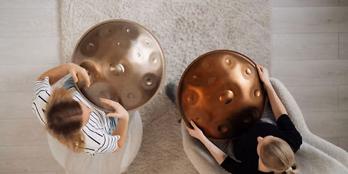 Handpan muzikos ratas - grupin\u0117 handpan pamoka Kaune \ud83c\udfb6