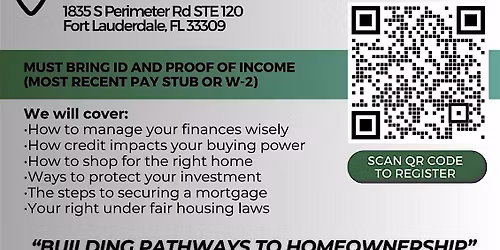 First Time Home Buyer\u2019s Workshop