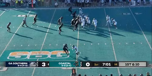 Coastal Carolina Chanticleers at Georgia Southern Eagles Football
