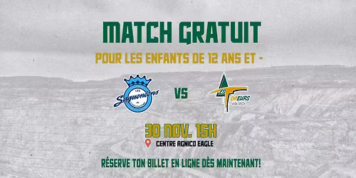 Match GRATUIT pour les enfants