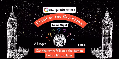 Utah Pride Center - Blood on the Clocktower Game Night