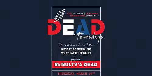 Dead Thursdays presents: McNulty's Dead ft members of Mystic Dead (West Hartford, CT)