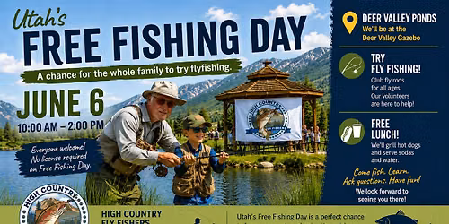 Utah Free Fishing Day with High Country Fly Fishers