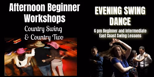 3rd Sunday Afternoon Beginner Workshops and Evening Swing Dance