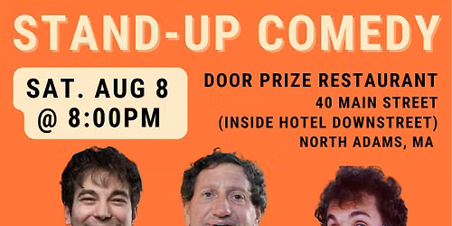 Live Stand-Up Comedy at Door Prize Restaurant in North Adams, MA!