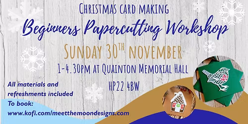 Beginners Christmas Papercutting Workshop