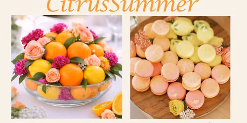 Citrus Summer- June's bake club meeting
