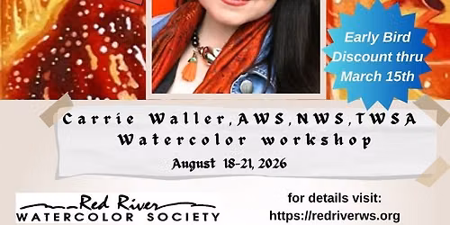 RRWS Carrie Waller Watercolor Workshop