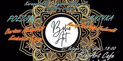 Poezja i Muzyka w BohoArt Cafe