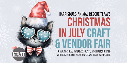\u200b\ud83c\udf84 Meow-ry Christmas in July! Crafts & Vendor Fair