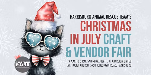 \u200b\ud83c\udf84 Meow-ry Christmas in July! Crafts & Vendor Fair