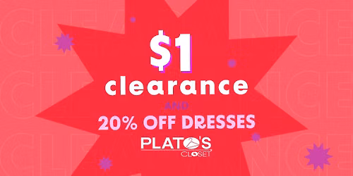 $1 Clearance & 20% OFF Dresses: July 10th - July 12th