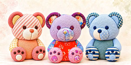 Japanese "Kimekomi" Traditional Doll-Making Workshop \u2013 Bear