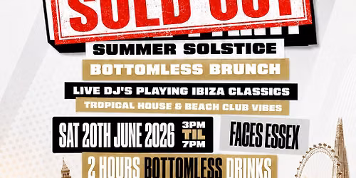 All White Summer Solstice Bottomless Brunch (SOLD OUT)