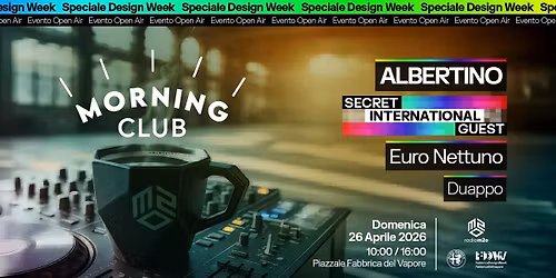26.04 | CLOSING PARTY FABBRICA DESIGN WEEK ft M2O MORNING CLUB