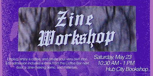 Zine Workshop at the Bookshop