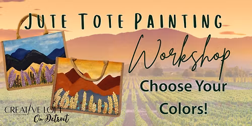 Sip Into Spring: Jute Tote Painting Party