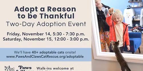 Adopt a Reason to be Thankful, Day 2