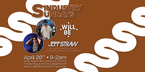 Sindustry Sundays: Will Be + Jeff Straw