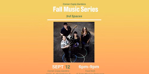 Fall Music Series - Live Music with The 3rd Spaces 