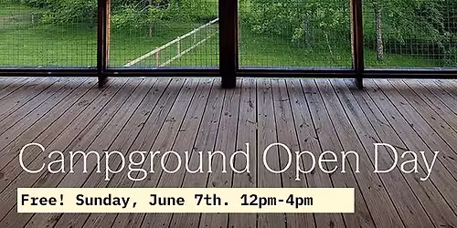 2026 Campground Open Day