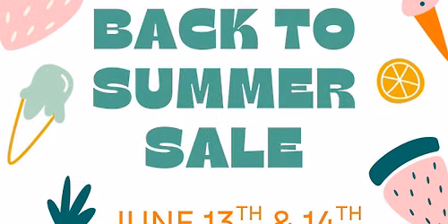 Back to Summer Sale \ud83c\udf1e