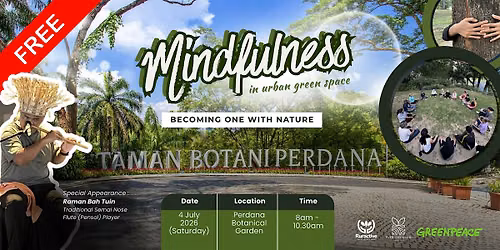 Mindfulness in urban green space