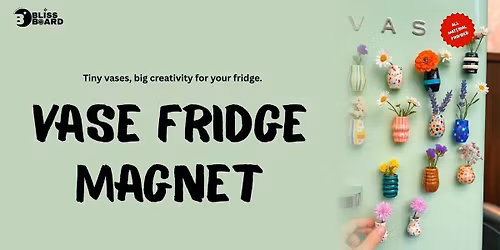 Vase Fridge Magnet