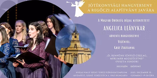 J\u00f3t\u00e9konys\u00e1gi hangverseny a Reg\u0151czi Alap\u00edtv\u00e1ny Jav\u00e1ra \/ Charity Concert for the Reg\u0151czi Foundation