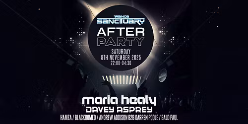 Trance Sanctuary After Party November 2025