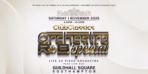 \ud83c\udfb6 The Club Classics Orchestra Presents: R&B Orchestra \ud83c\udfb6
