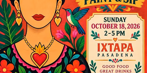 Paint n sip Tribute to Frida Khalo