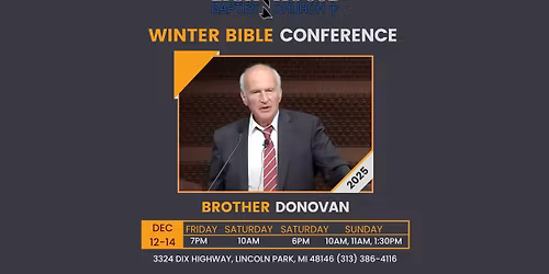 Winter Bible Conference